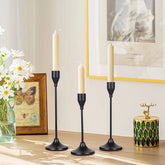 3-Piece Metal Candle Holder Set